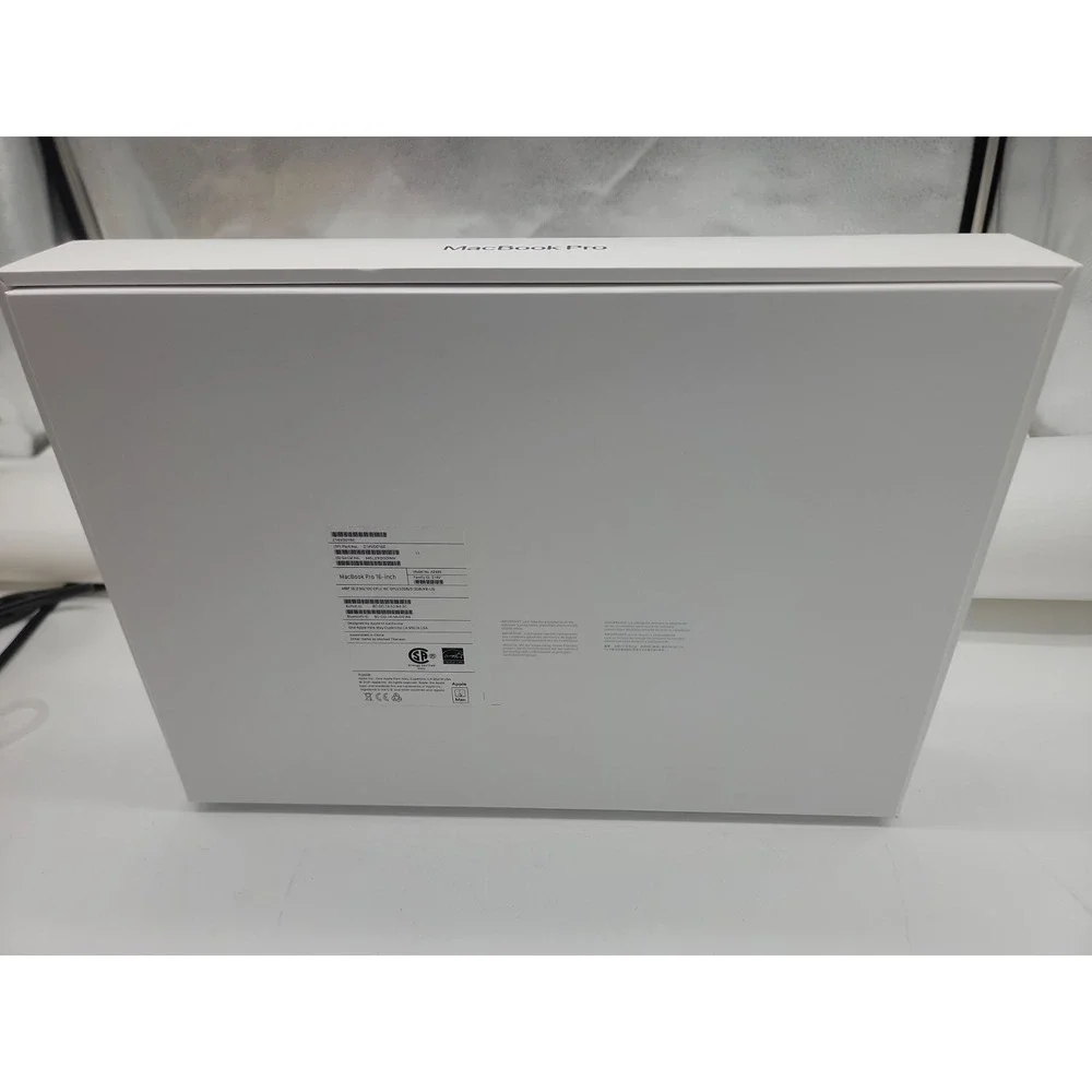 Apple MacBook Pro 16‑inch Box Only Model A2485 W/ Inserts & Manual Flawless!